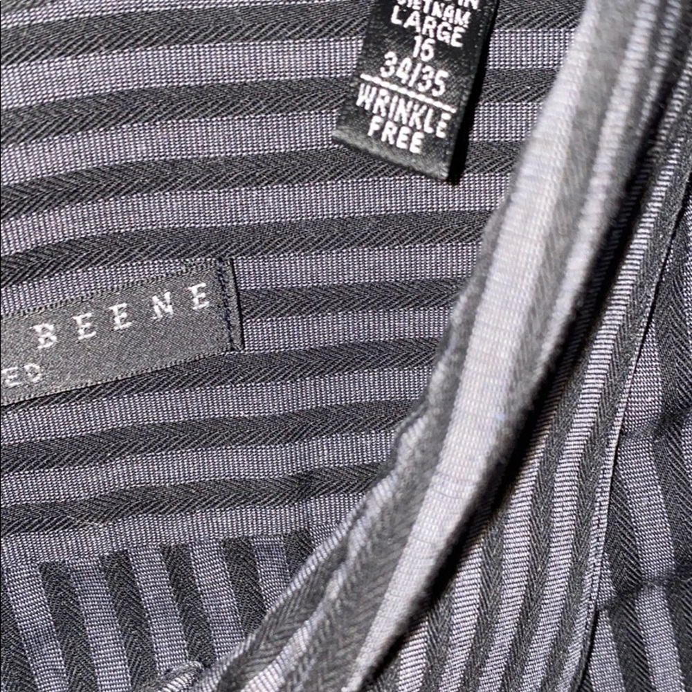 Button up strip shirt